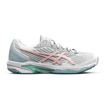 Női teniszcipő Gel Solution Speed, bármilyen pályaborításra, kék, fehér Asics kép