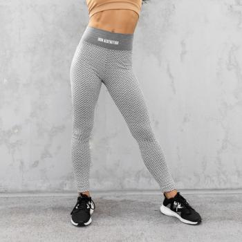 Női texturált leggings Iron Aesthetics, fehér kép