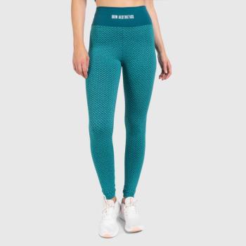 Női texturált leggings Iron Aesthetics, smaragd kép