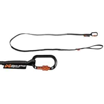 NON-STOP DOGWEAR TOURING BUNGEE LEASH 13 MM Póráz rezgéscsillapító résszel, fekete, méret kép