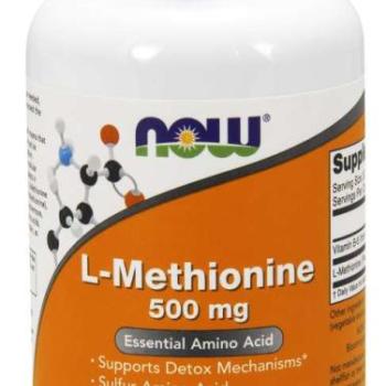 NOW Foods L metionin 500 mg kép