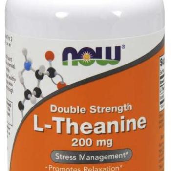 NOW Foods L-teanin Double Strength 200 mg kép
