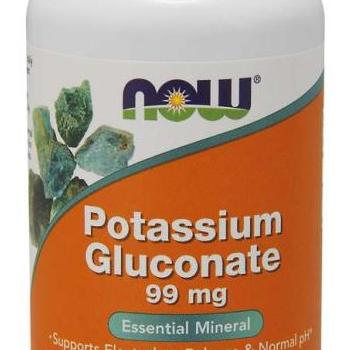 NOW Foods Potassium Gluconate 99 mg kép