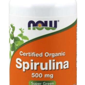 NOW Foods Spirulina 500 mg kép