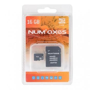 NUM´AXES 16GB Micro SDHC Class 10 memóriakártya adapterrel kép