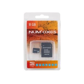 NUM´AXES 8GB Micro SDHC Class 10 memóriakártya adapterrel kép