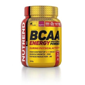 Nutrend BCAA Energy Mega Strong Powder 500g  málna kép