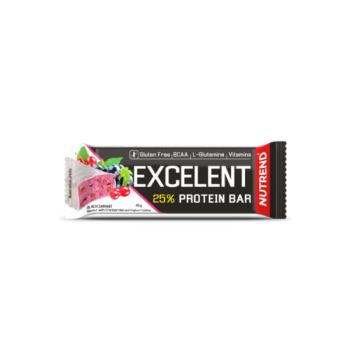 NUTREND EXCELENT PROTEIN BAR, 85 g, fekete ribizli kép