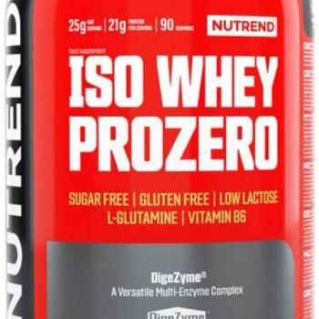 Nutrend ISO Whey Prozero, 2250 g, čokoládové brownies kép