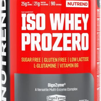 Nutrend ISO Whey Prozero, 2250 g, pudinková vanilka kép