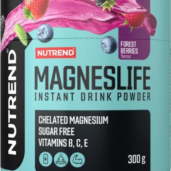 Nutrend Magneslife instant drink powder 300 g, erdei gyümölcs kép