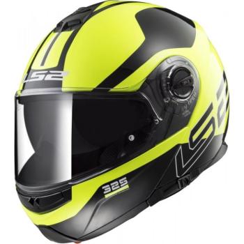 Nyitható állrészes bukósisak LS2 FF325 Strobe Zone Hi-Vis Yellow Black  XS (53-54) kép