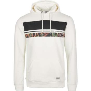 O'Neill BLOCK HOODIE Férfi pulóver, fehér, méret kép