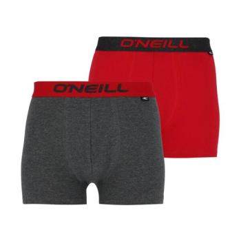 O'Neill BOXER PLAIN 2PACK Férfi boxeralsó, sötétszürke, méret kép