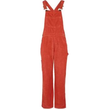 O'Neill CORD DUNGAREE Női kantáros nadrág, piros, méret kép