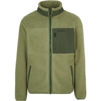 O'Neill SHERPA FZ FLEECE Férfi pulóver, zöld, méret kép