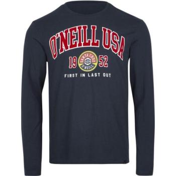 O'Neill STATE L/SLV T-SHIRT Férfi felső, sötétkék, méret kép