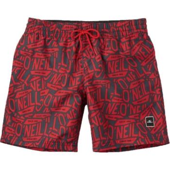 O'Neill STICKERPRINT SHORTS Fiú fürdőnadrág, bordó, méret kép