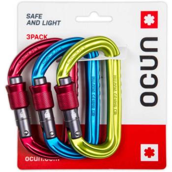 OCÚN FALCON SCREW 3-Pack MIX Karabiner, mix, méret kép