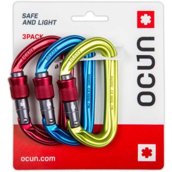 OCÚN HAWK SCREW 3 PACK Karabiner, mix, méret kép