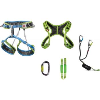 OCÚN VIA FERRATA WEBEE + CHEST SET Ferrata szett, kék, méret kép