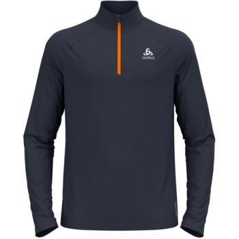 Odlo 1/2 ZIP ESSENTIAL CERAMIWARM Férfi pulóver, sötétszürke, méret kép