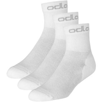 Odlo ACTIVE QUARTER 3-PACK Zokni, fehér, méret kép