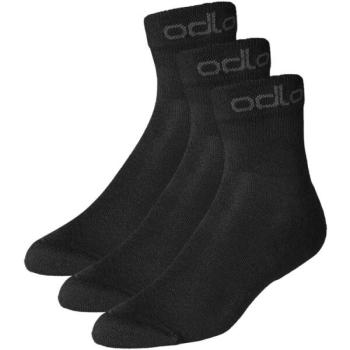 Odlo ACTIVE QUARTER 3-PACK Zokni, fekete, méret kép