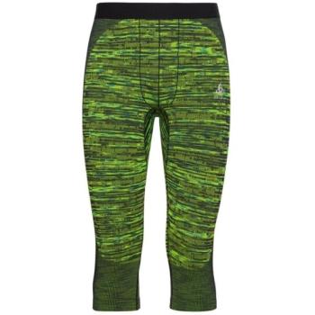 Odlo BL BOTTOM 3/4 BLACKCOMB ECO Férfi aláöltőző legging, zöld, méret kép