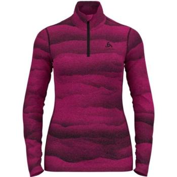 Odlo BL TOP TURTLE NECK L/S HALF ZIP WHISTLER Női funkcionális felső, rózsaszín, méret kép