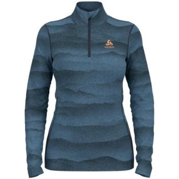 Odlo BL TOP TURTLE NECK L/S HALF ZIP WHISTLER Női funkcionális felső, sötétkék, méret kép