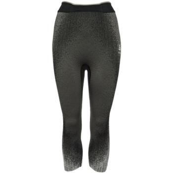 Odlo BLACKCOMB ECO Női háromnegyedes funkcionális leggings, sötétszürke, méret kép