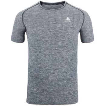 Odlo CREW NECK S/S ESSENTIAL SEAMLESS Férfi futópóló, szürke, méret kép