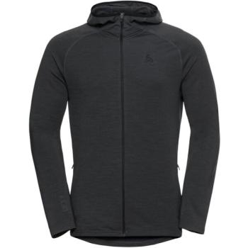 Odlo M ASCENT PW 220 MID LAYER HOODY Férfi pulóver, sötétszürke, méret kép