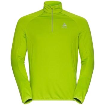 Odlo M MID LAYER 1/2 ZIP BERRA LIGHT Férfi középső réteg, zöld, méret kép