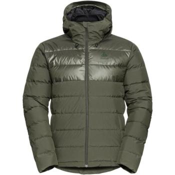 Odlo M SEVERINN-THERMIC HOODED INSULATED JACKET Férfi tollkabát, khaki, méret kép