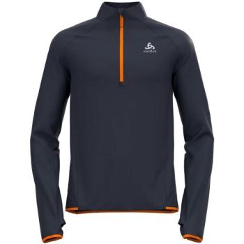 Odlo M ZEROWEIGHT MID LAYER 1/2 ZIP Férfi pulóver futáshoz, sötétszürke, méret kép