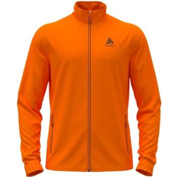 Odlo MID LAYER FULL ZIP BERRA Férfi cipzáras pulóver, narancssárga, méret kép