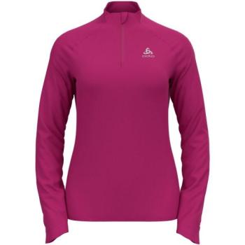 Odlo MIDLAYER 1/2 ZIP CARVE LIGHT Női funkcionális pulóver, rózsaszín, méret kép