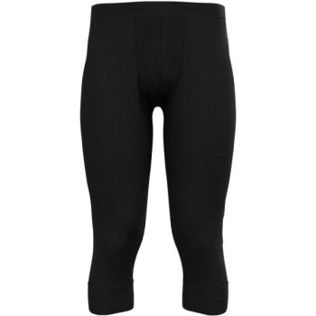 Odlo NATURAL MERINO 200 Férfi thermo háromnegyedes leggings, fekete, méret kép