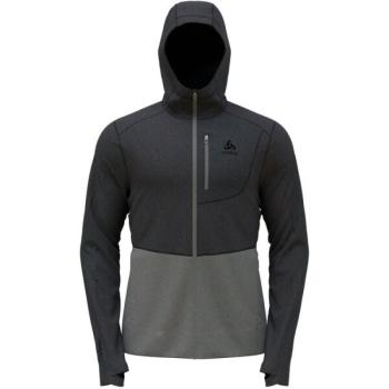 Odlo PERFORMANCE WOOL X-WARM HOODY Férfi pulóver, sötétszürke, méret kép