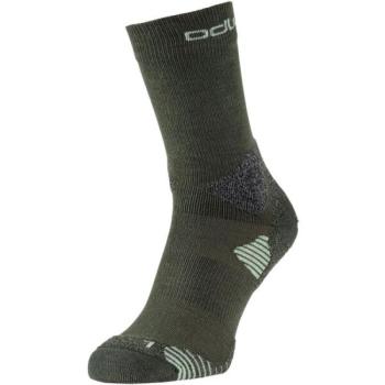 Odlo SOCKS CREW PRIMALOFT HIKE Zokni, zöld, méret kép