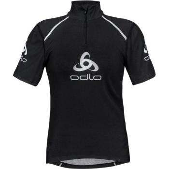 Odlo STAND-UP COLLAR S/S 1/2 ZIP ORIGINALS LIGHT LOGOLINE Férfi funkcionális póló, fekete, méret kép