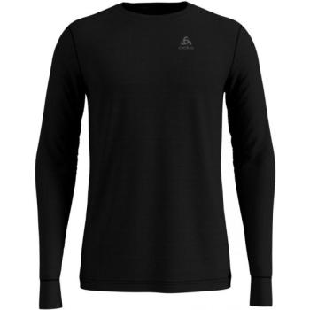 Odlo SUW TOP CREW NECK L/S NATURAL 100% MERINO Hosszú ujjú férfi póló, fekete, méret kép