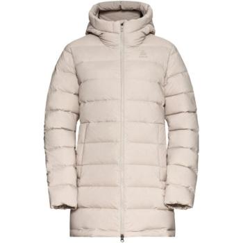 Odlo W ASCENTN-THERMIC HOODED JACKET INSULATED Női tollkabát, bézs, méret kép