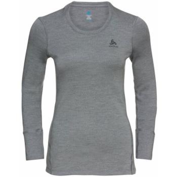 Odlo W BL TOP CREW NECK L/S MERINO260 Női merinó póló, sötétszürke, méret kép