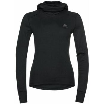 Odlo W BL TOP FACEMASK L/S ACTIVEWARM ECO Női funkcionális felső, fekete, méret kép