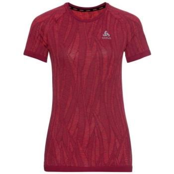 Odlo W BLACKCOMB LIGHT ECO BI TOP CREW NECK S/S Női funkcionális póló, bordó, méret kép