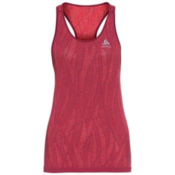 Odlo W BLACKCOMB LIGHT ECO BI TOP CREW NECK SINGLET Női funkcionális top, bordó, méret kép