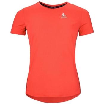 Odlo W CREW NECK S/S ZEROWEIGHT CHILL-TEC Női futópóló, narancssárga, méret kép